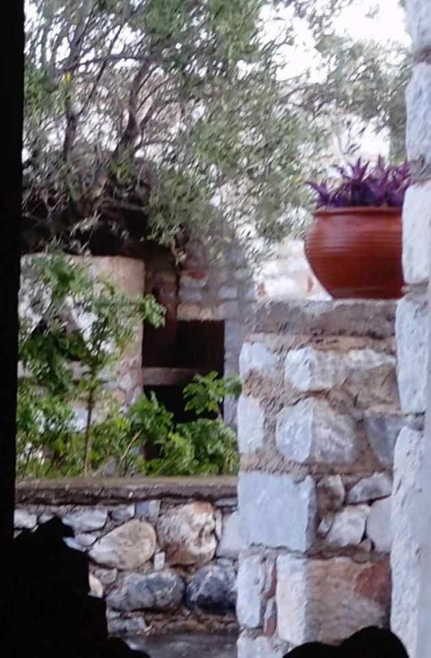 Charouda Stone Tower Xenonas Apartment Pírgos Dhiroú Bagian luar foto